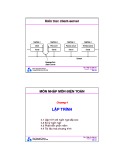 Bài giảng Nhập môn Điện toán Chương 4: TS. Nguyễn Văn Hiệp (Mới nhất)