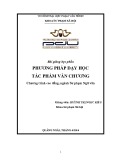 Bài giảng Phương pháp dạy học tác phẩm văn chương - ĐH Phạm Văn Đồng