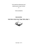 Bài giảng Phương pháp dạy học hóa học 1 - ĐH Phạm Văn Đồng [Chuẩn Nhất]