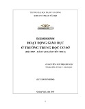 Bài giảng Hoạt động giáo dục ở trường trung học cơ sở - ĐH Phạm Văn Đồng [Mới nhất]