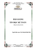 Bài giảng Tin học kế toán - ĐH Phạm Văn Đồng