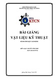 Bài giảng Vật liệu kỹ thuật ĐH Phạm Văn Đồng [mới nhất]