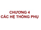 Bài giảng Điện thân xe: Chương 4 - Các hệ thống phụ [Mới nhất]