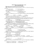 Đề kiểm tra học kì 1 môn Hóa lớp 12 (Đề 1) - [Kèm đáp án chi tiết]