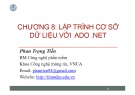 Bài giảng Lập trình .Net với VB.NET - Chương 8: Lập trình cơ sở dữ liệu với ADO.Net