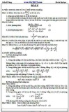 Đề ôn thi Đại học môn Toán - Trần Sĩ Tùng - Đề số 5