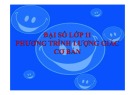 Phương trình lượng giác cơ bản Toán 11: Bài giảng chi tiết