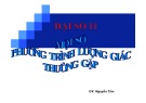 Bài giảng Toán 11: Các phương trình lượng giác thường gặp (có bài tập)
