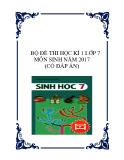 Bộ đề thi học kì 1 môn Sinh lớp 7 năm 2017-2018 có đáp án [kèm đáp án chi tiết]