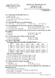 Đề kiểm tra 1 tiết HK 2 môn Địa lí lớp 10  năm 2017-2018 - THPT Gia Nghĩa - Mã đề 160