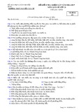 Đề kiểm tra khảo sát môn Lịch sử lớp 10 năm 2016-2017 - THPT Nguyễn Văn Cừ - Mã đề 423