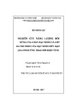 Nghiên cứu năng lượng đối xứng, lớp da neutron của hạt nhân hữu hạn: Tóm tắt Luận án Tiến sĩ Vật lý nguyên tử