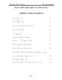 Bảng công thức điện tử công suất 1: Tổng hợp đầy đủ, chi tiết nhất