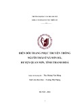 Biến đổi trang phục truyền thống người Thái ở Sơn Hà, Quan Sơn, Thanh Hoá: Tóm tắt khóa luận tốt nghiệp khoa Văn hóa dân tộc thiểu số