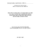 Bảo tồn văn hóa phi vật thể tộc người Chứt: Tóm tắt khóa luận về nhóm Mã Liềng ở bản Rào Tre, Hương Liên, Hương Khê, Hà Tĩnh