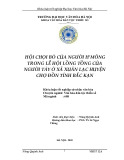 Tóm tắt Khóa luận tốt nghiệp khoa Văn hóa dân tộc thiểu số: Hội Chọi bò trong lễ hội Lồng Tồng ở xã Xuân Lạc, huyện Chợ Đồn, tỉnh Bắc Kạn