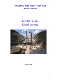 Tập bài giảng Kinh tế xây dựng [mới nhất]