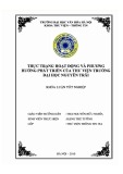 Tóm tắt Khóa luận tốt nghiệp khoa Thư viện - Thông tin: Thực trạng hoạt động và phương hướng phát triển của Thư viện Trường Đại học Nguyễn Trãi