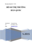 Hồ sơ thị trường Hàn Quốc: Tổng quan và phân tích mới nhất