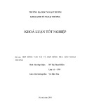 Khóa luận tốt nghiệp: Hợp đồng vận tải và hợp đồng mua bán ngoại thương