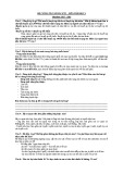 Đề cương ôn tập HK 1 môn Sinh học 8 năm 2017-2018