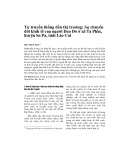 Từ truyền thống đến thị trường: Sự chuyển đổi kinh tế của người Dao Đỏ ở xã Tả Phìn, huyện Sa Pa, tỉnh Lào Cai
