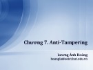 Bài giảng Lập trình an toàn: Chương 7 - Lương Ánh Hoàng