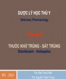 Bài giảng Dược lý học thú y: Chương 9 - ThS. Đào Công Duẩn, ThS Nguyễn Thành Trung