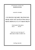 Phương tiện biểu thị tình thái trong phóng sự Vũ Trọng Phụng: Tóm tắt luận văn Thạc sĩ Khoa học Xã hội và Nhân văn