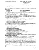 Đề thi thử THPT Quốc gia môn GDCD lớp 12 năm 2018-2019 lần 1 - THPT Nguyễn Viết Xuân - Mã đề 201