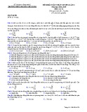 Đề KSCL Vật lí lớp 12 năm 2018-2019 lần 1 THPT Nguyễn Viết Xuân - Mã đề 204