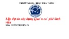 Lập dự án xây dựng Quán cà phê Sinh viên: Kinh nghiệm và chuẩn nhất