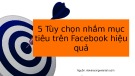 5 tùy chọn nhắm mục tiêu trên fac hiệu quả