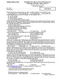 Đề kiểm tra chất lượng giữa HK1 môn GDCD lớp 12 năm 2018-2019 - THPT Lý Bôn - Mã đề 431