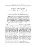 Vai trò của hình tượng bi kịch trong việc giáo dục tình cảm thẩm mỹ - Nguyễn Duy Cường