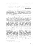 Về đặc trưng của thể tài chân dung văn học - Hà Thị Kim Phượng