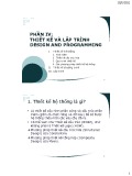 Bài giảng Kỹ thuật phần mềm - Phần 4: Thiết kế và lập trình design and programming