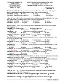 Đề kiểm tra HK1 môn tiếng Anh lớp 12 năm 2018-2019 - Sở GD&ĐT Quảng Nam - Mã đề 509