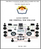 Giáo trình hệ thống âm thanh phần 1: Nguyễn Anh Tú (chủ biên)