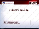 Bài giảng Phân tích tài chính Đại học Kinh tế Quốc dân chuẩn nhất