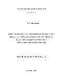 Hoàn thiện thẩm định dự án bất động sản: Tóm tắt luận văn Thạc sĩ tại Ngân hàng Nông nghiệp Láng Hạ, Hà Nội