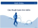 Bài giảng Giới thiệu các thuật toán tìm kiếm
