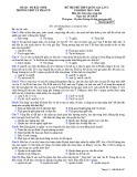 Đề thi thử THPT QG môn GDCD năm 2019 lần 2 - THPT Lý Thái Tổ - Mã đề 507