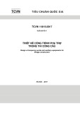 Thiết kế công trình phụ trợ trong thi công cầu: TCVN 11815:2017