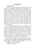 Summary of Doctoral thesis Geography of Environmental resources :Study the effects of natural, environment, and socio-economic condition to groundwater resources in Gio Linh, Quang Tri