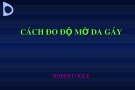 Bài giảng Cách đo độ mờ da gáy - Robert Ogle