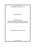 Thi hành án phạt tù đối với phạm nhân chưa thành niên: Tóm tắt luận án Tiến sĩ Luật học và pháp luật thi hành án hình sự Việt Nam