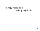 Bài giảng Luận lý toán học (Mathematical Logic) - Chương 2 (Phần 3)
