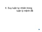 Bài giảng Luận lý toán học (Mathematical Logic) - Chương 2 (Phần 2)