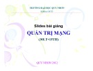 Bài giảng Quản trị mạng: Bài 0 - ĐH Quy Nhơn